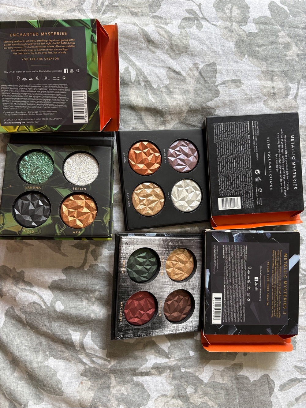 Linda Hallberg enchanted mysteries, metallic mysteries I and II